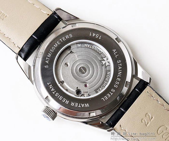 江詩丹頓 Vacheron Constantin LS精品 2018最新火爆款 全自動8215機芯 牛皮錶帶 藍寶石防刮花玻璃 深度防水 男士腕表  wssb4062